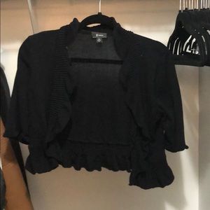 Black shrug sweater size juniors xl